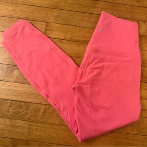 Lululemon Athletica Vibrant Pink / Coral Leggings, Size 6